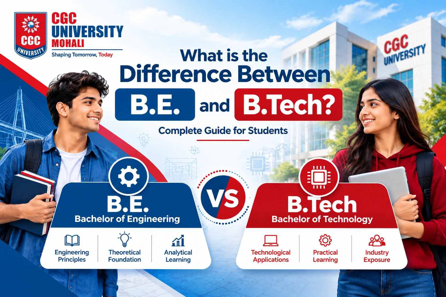 B.E. vs B.Tech Difference, B Tech Full Form & Courses